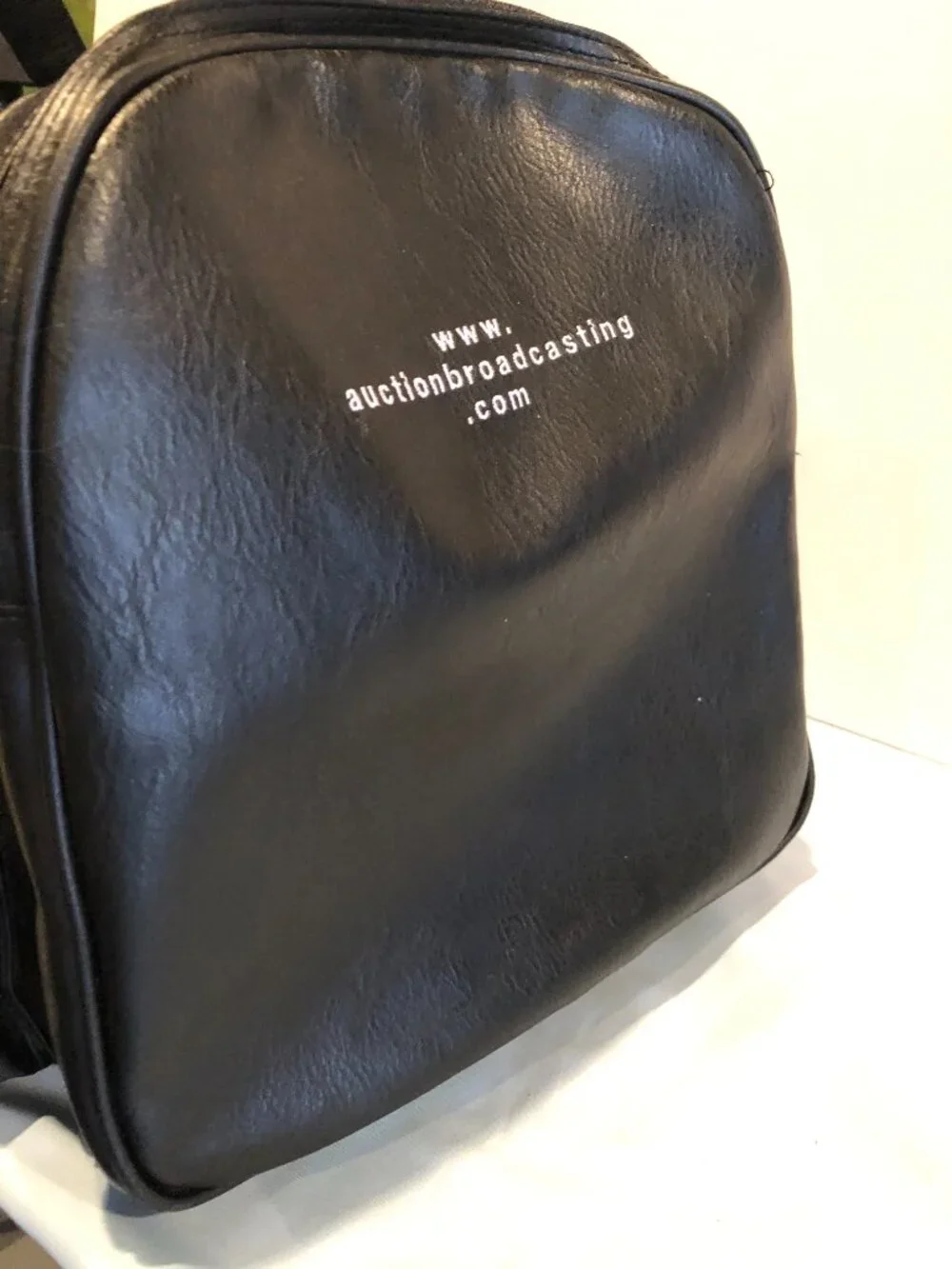 Porox Black Faux Leather Weekend Duffle Luggage Travel Bag #G4